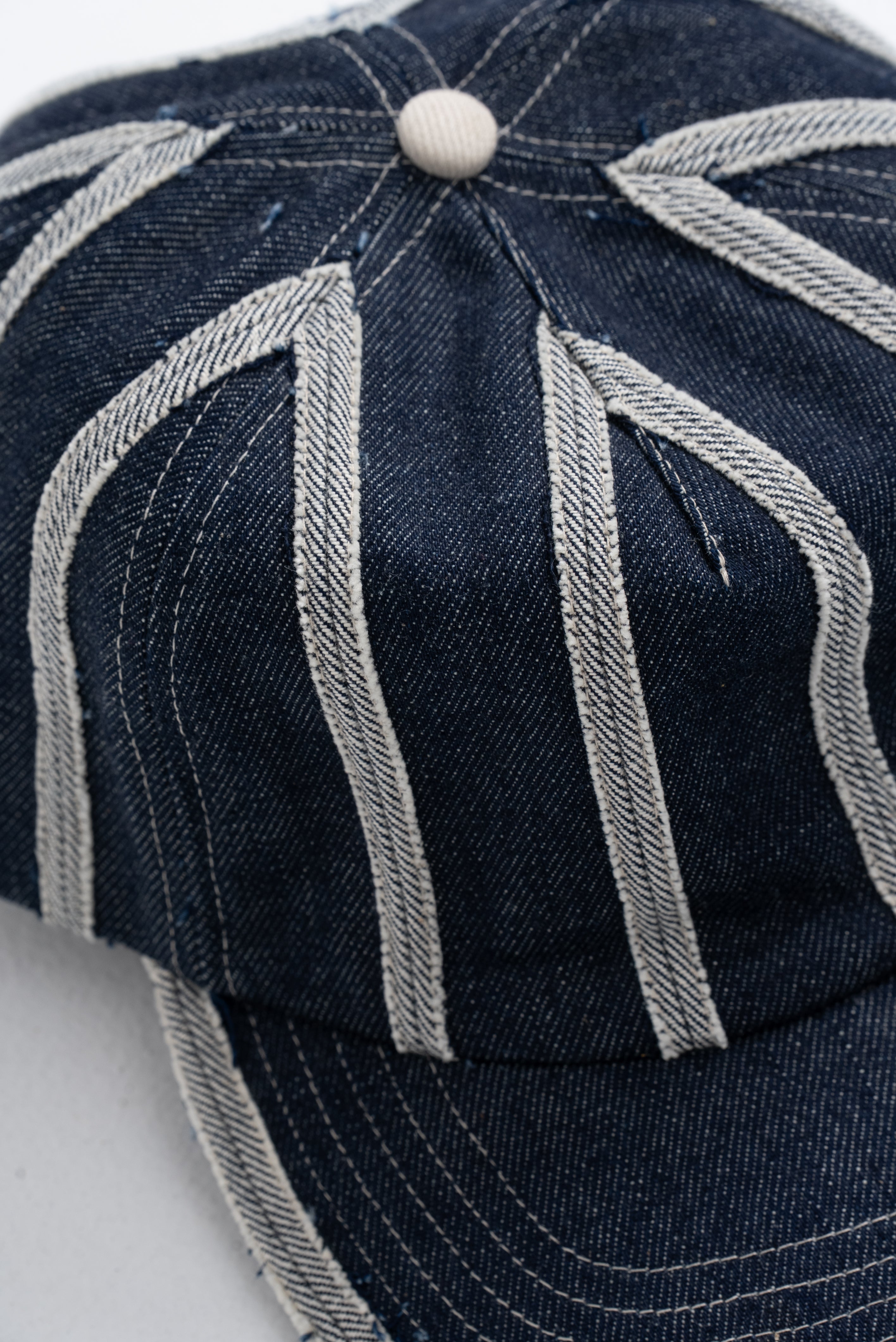 OPEN SEAM PINSTRIPE BIG RIG 5 PANEL - DENIM